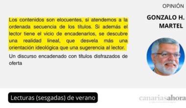 Lecturas (sesgadas) de verano