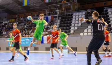 Imagen de Álvarez Fernández durante un partido del pasado curso.