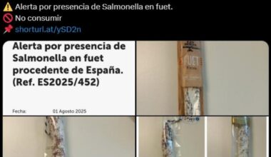 Alerta en un fuet de varias marcas por presencia de salmonella