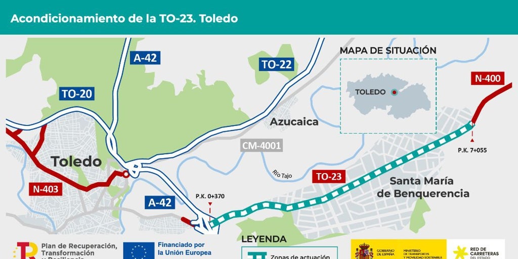 Cortes en la carretera del Polígono desde este lunes por la instalación de una pasarela