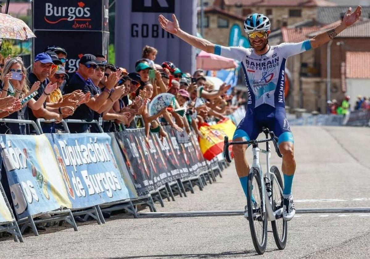 Damiano Caruso vence en solitario y Bisiaux mantiene el liderato de la Vuelta a Burgos