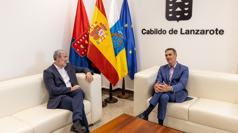 Clavijo cierra su reunión con Sánchez sin compromiso en firme: «No hay plan y la improvisación sigue igual»