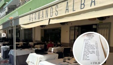 La cuenta de 6.700 euros del influencer Alberto de Luna en el restaurante 'Hermanos Alba' de El Palo