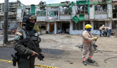 Detienen a 3 personas señaladas como sospechosas del ataque a una base aérea militar en Colombia