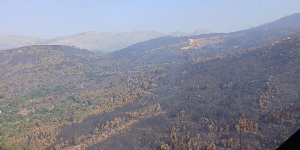 El incendio del Valle del Tiétar ya no humea después de más de cuatro días