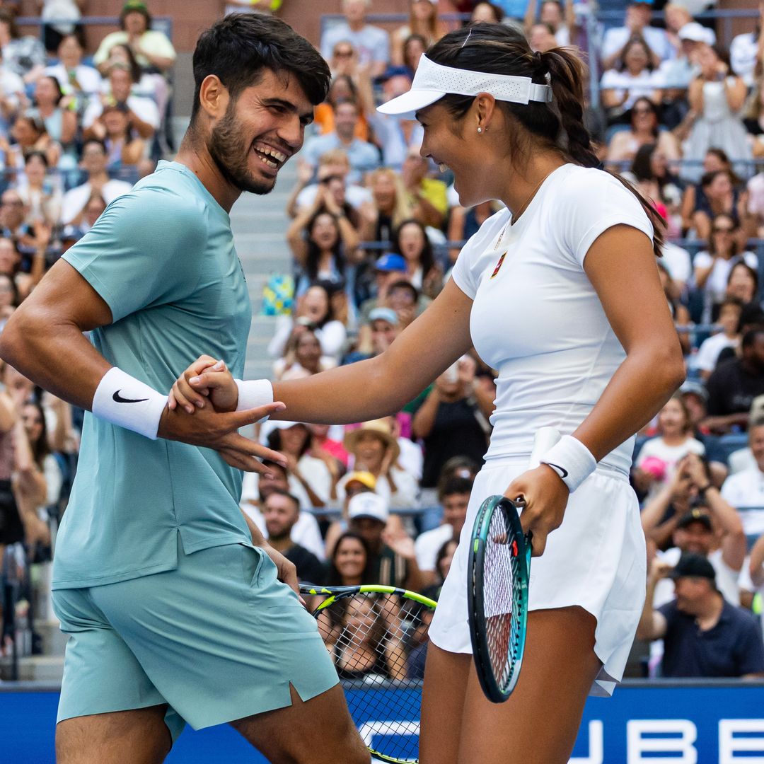 La complicidad y cercanía de Emma Raducanu y Carlos Alcaraz en el US OPEN 2025
