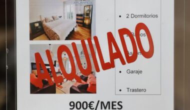 El índice de referencia para la subida de los alquileres repunta hasta el 2,15% en julio
