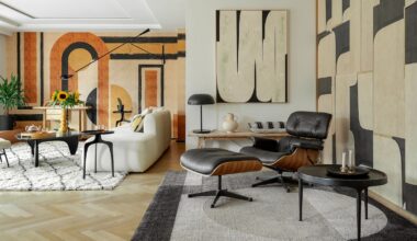 Esta casa de Lyon encuentra en el papel pintado su aliado para lograr estancias llenas de personalidad y contraste