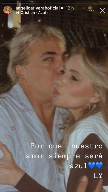 Angélica Rivera y Cristian Castro se dejaron ver cercanos y muy felices juntos