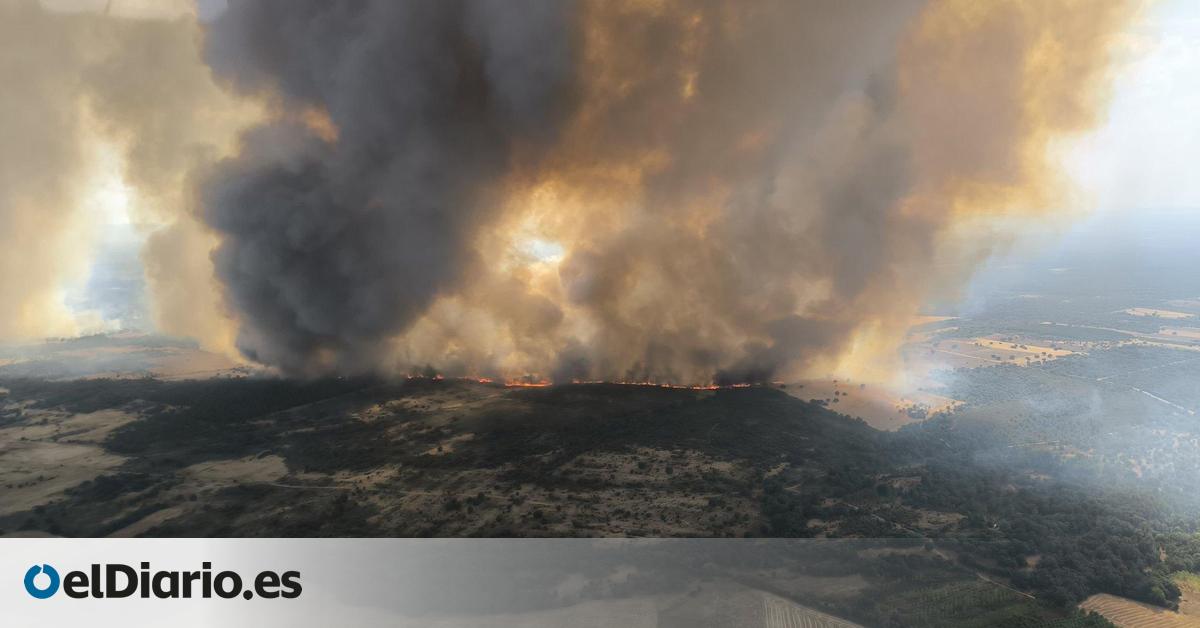 Zamora registra un incendio de gravedad que obliga a evacuar cuatro localidades