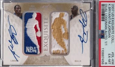 El escandaloso precio récord pagado por un cromo de Michael Jordan y Kobe Bryant