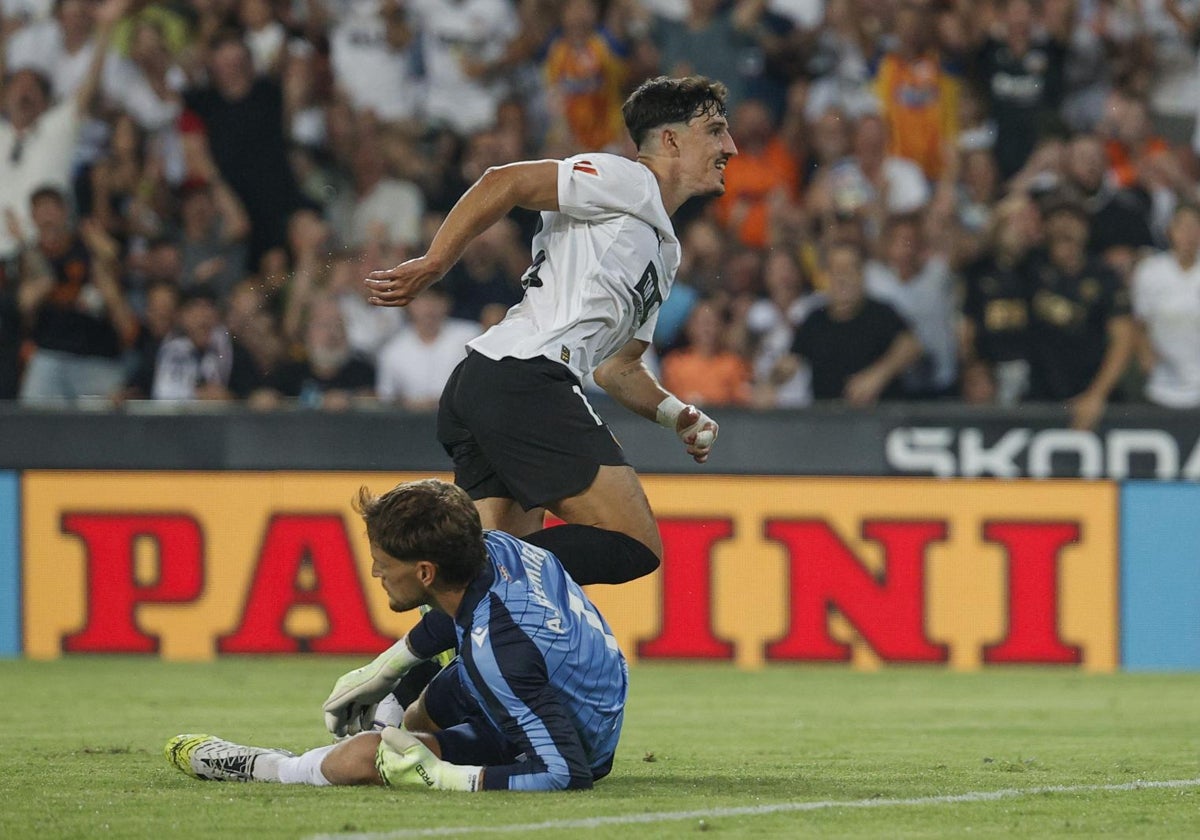 El 1x1 del Valencia-Real Sociedad: Diego López, poco participativo pero con gol