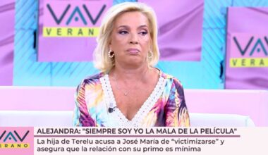 "Empiezo a creerme que José María y yo somos menos"