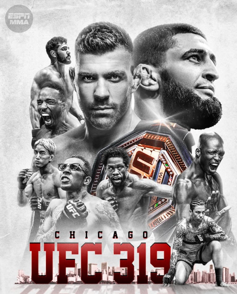 Du Plessis y Chimaev se enfrentarán por el título de peso medio. (Foto: Instagram - @ufc)