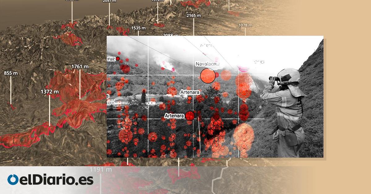 el fuego amenaza con asaltar el ‘polvorín’ de las montañas