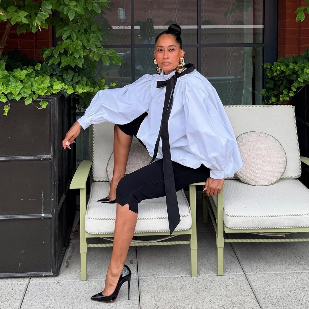 Tracee Ellis Ross con look de Palomo Spain Resort 2026 'Cocoon'