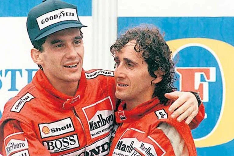 Ayrton Senna y Alain Prost protagonizaron duelos de alto voltaje en las dos temporadas que compartieron en McLaren