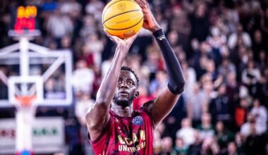 Ilimane Diop en su etapa en el UCAM Murcia en ACB.