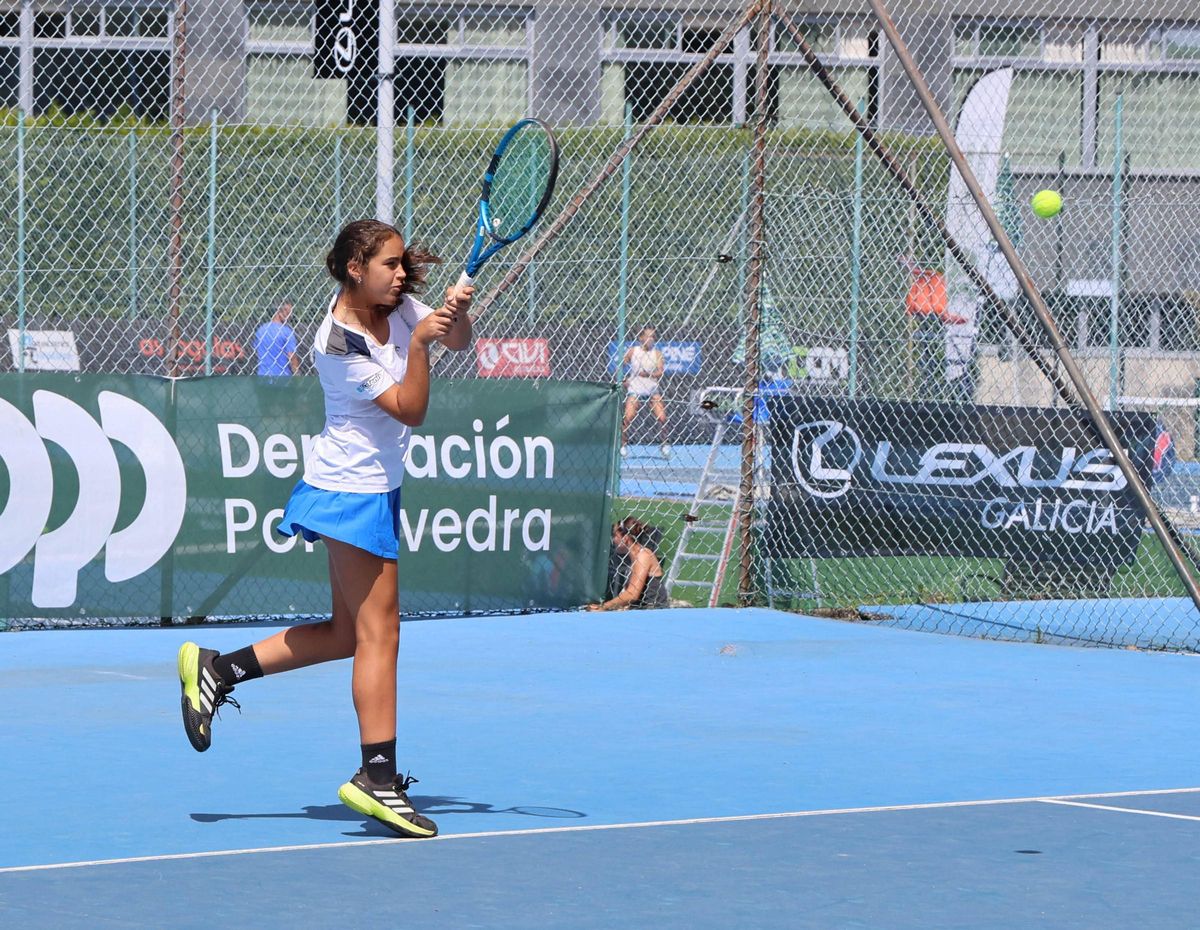 Carla Viñas, entrenándose en el Mercantil.