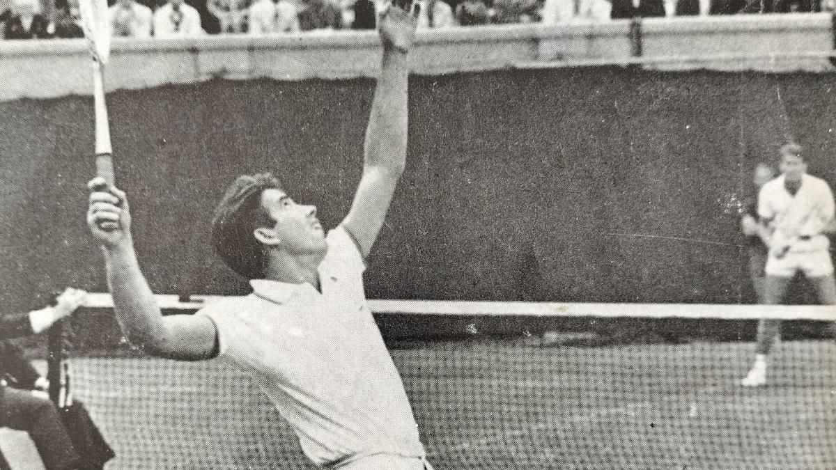Manolo Santana en el US Open en 1965