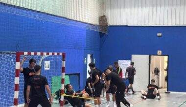 Imagen del primer entrenamiento del Trasmapi HC Eivissa