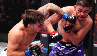 La pelea de la noche: Esteban Ribovics se consagró en el UFC Vegas 128 en un combate brutal
