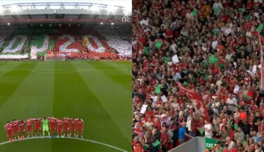 El minuto de silencio del Liverpool en Anfield en memoria de Diogo Jota en el arranque de la Premier League | TUDN Premier League