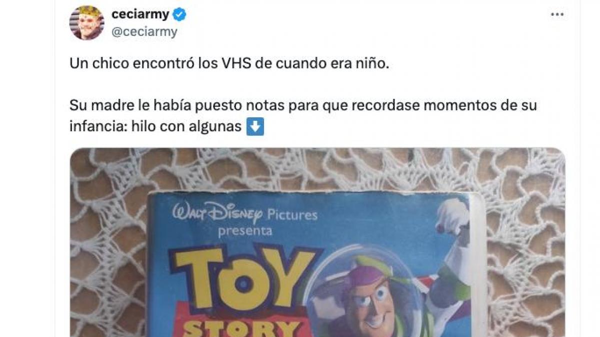 Encuentra estas películas de su infancia acompañadas de unas notas de su madre: merece la pena verlas
