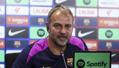 Hansi Flick, sobre las inscripciones en el Barcelona: «No estoy contento»