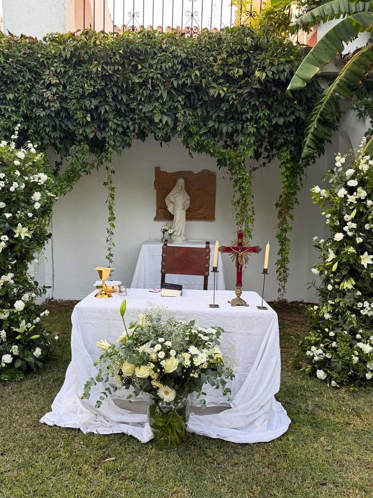 Comunión del hijo de Eugenia Osborne