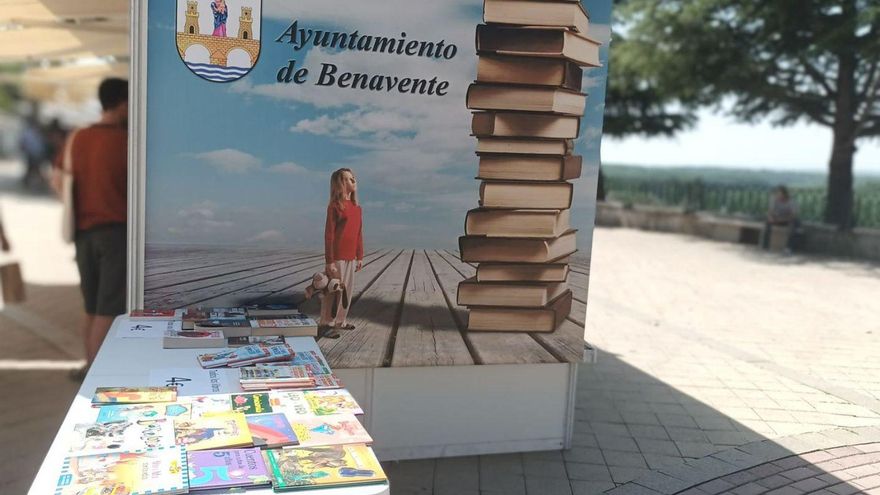 Feria del Libro de Benavente celebrada la pasada semana.