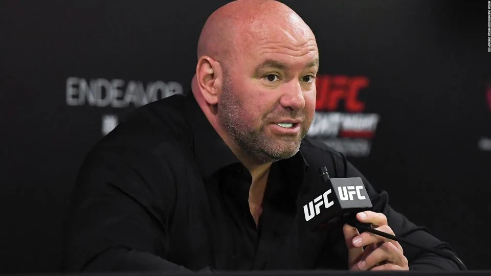 Dana White en una conferencia de prensa promociando el UFC. - Zhe Ji