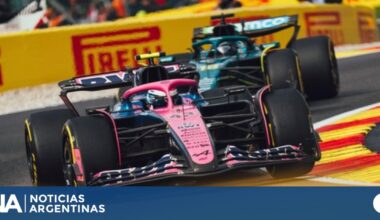 Franco Colapinto tuvo una positiva clasificación y largará 14° en el GP de Hungría