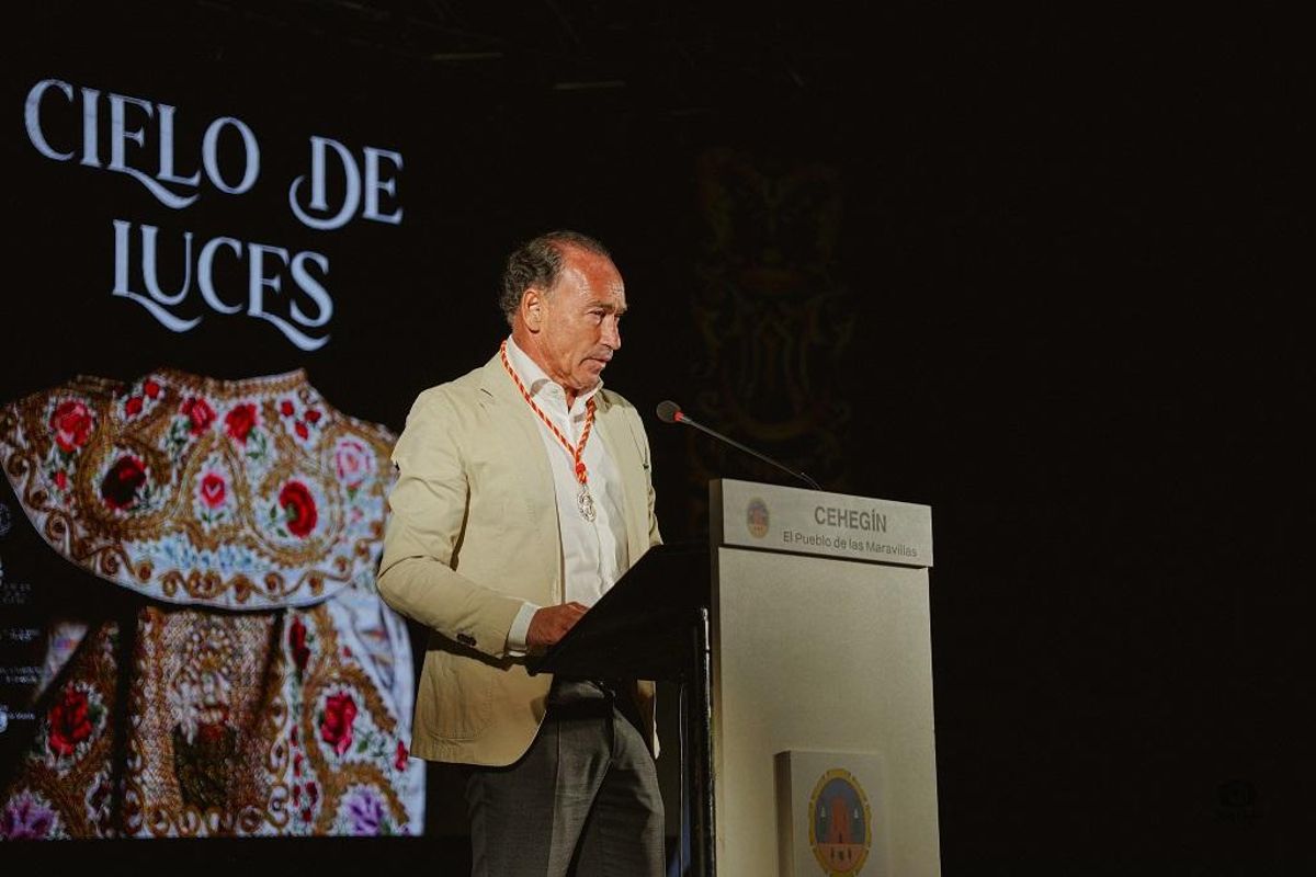 El torero Pepín Liria, durante el acto