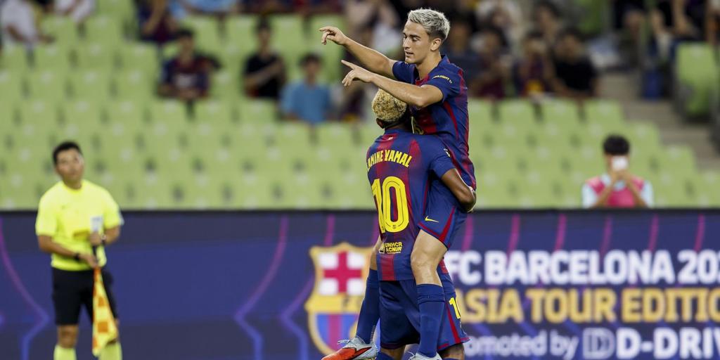 El Barcelona arrasa en su último amistoso en Asia