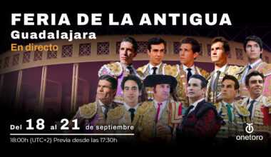 OneToro emitirá 12 festejos en directo en septiembre