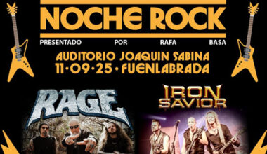 RAGE, IRON SAVOR, Leo Jiménez y SAKATA, GRATIS, en las Fiestas de Fuenlabrada, Madrid