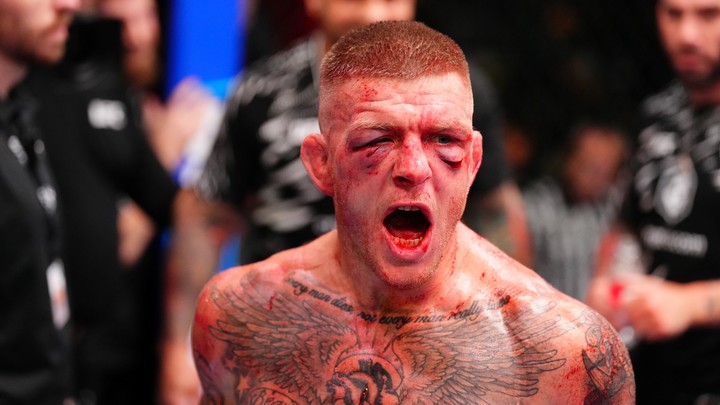 Así terminó Chris Duncan. (@UFC)