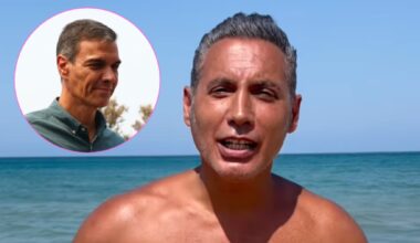 Pitingo atiza a Pedro Sánchez con tres objetos en la playa
