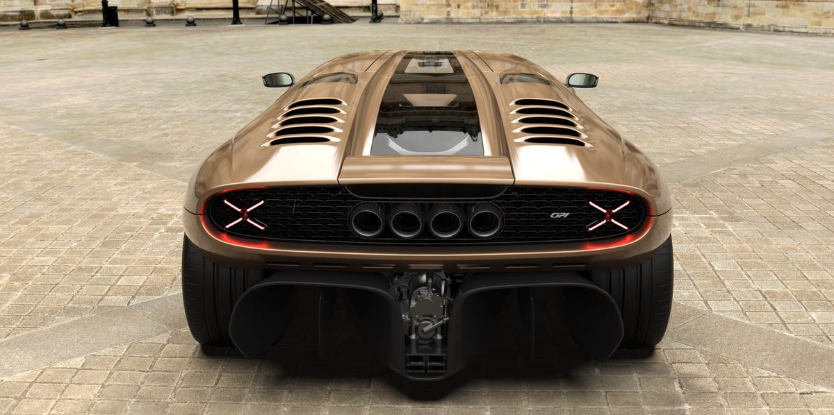 V12, 800 CV, cambio manual, 1000 kg y sello británico