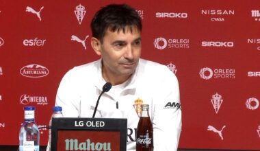 Garitano destaca a Yáñez, analiza el mal césped y la victoria del Sporting: «Fue una pena no marcar el 2º gol, dominamos 70 minutos al Ceuta» - La Voz de Asturias