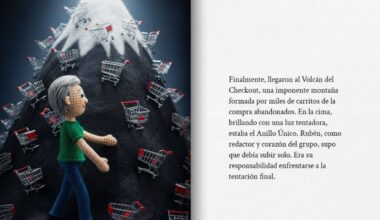 vista de un libro de cuentos de gemini storybook