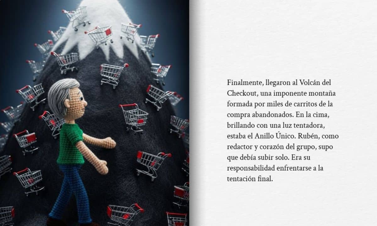 vista de un libro de cuentos de gemini storybook