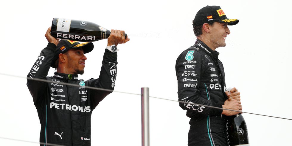 lewis hamilton y george russell mercedes f1