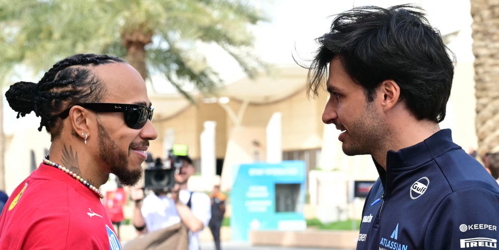 lewis hamilton y carlos sainz f1