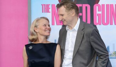 Pamela Anderson (58), sobre su relación con Liam Neeson (72): "Estaba muy emocionada"
