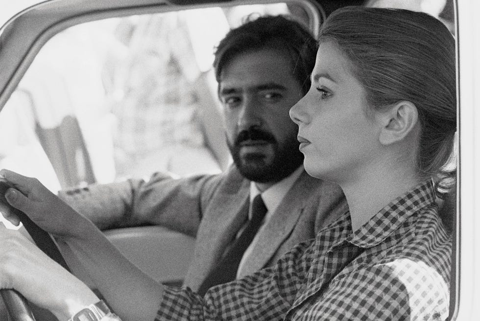 victoria abril and patxi andion in murder in the central commitee a shot of the movie directed by vicente aranda (photo by quim llenas/cover/getty images)