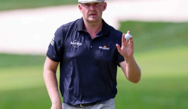 Harry Hall, durante el BMW Championship.