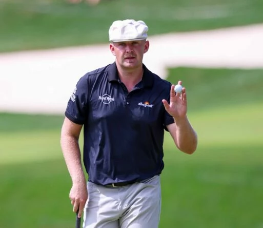 Harry Hall, durante el BMW Championship.