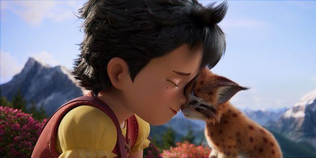 la nueva película de la niña de los Alpes Suizos